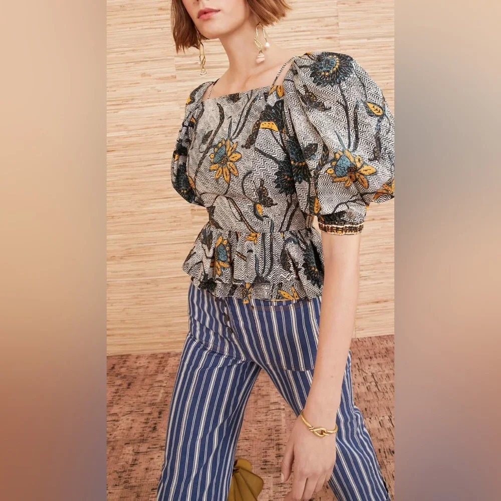 Ulla Johnson Carlotta Blouse Portofino Size 2
